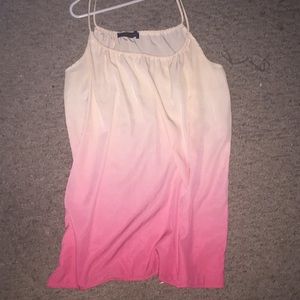 Ombré pink tank